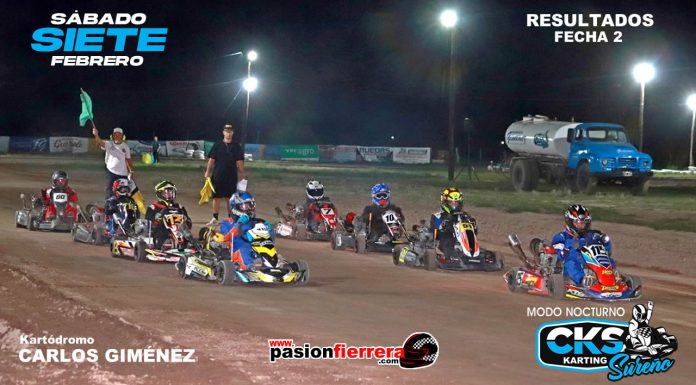 CKS NOCTURNO, Resultados 2° fecha Kartódromo Carlos Giménez Villa Atuel…