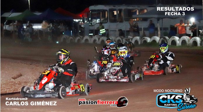 CKS NOCTURNO, Resultados 3° fecha Kartódromo Carlos Giménez Villa Atuel…