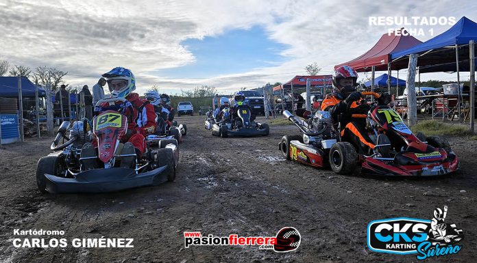 RESULTADOS FECHA 1, CKS Sureño Kartódromo Carlos Giménez Villa Atuel, 2026…
