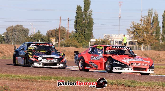 Luis Maggini ganó la segunda y mas veloz serie del TC Cuyano, junto a su sobrino Fabrizio largarán adelante en la final de domingo…