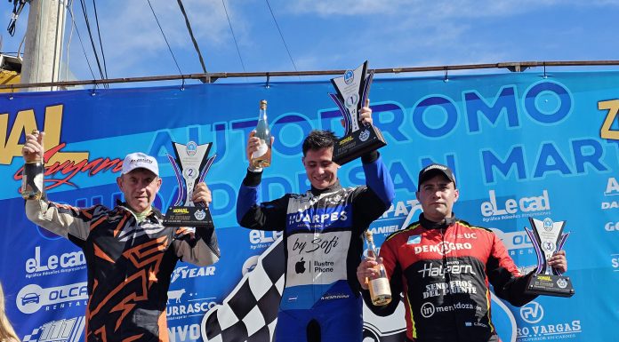 Confirmado ganador Fabrizio Maggini, finalmente es segundo puesto quedó para Coky Maggini y tercero Luis Maggini quien fue recargado con un puesto.