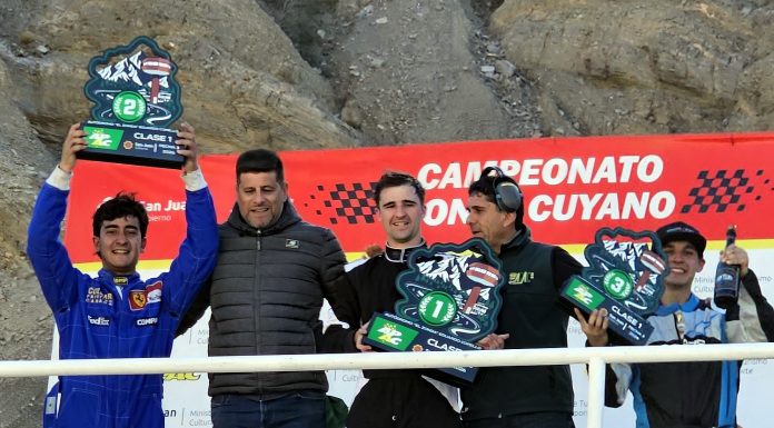 Pablo Pellegrina marcó el rumbo de la Clase 1, ganó en El Zonda, lo escoltaron Agustin Ahumada y Julián Molina…