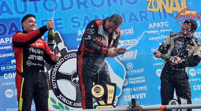 Gritó victoria, Fabian Maggini ganó en el TC Cuyano en San Martín…