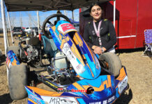 Melanie García es la líder de Menores 110cc en el Campeonato Provincial de Karting…