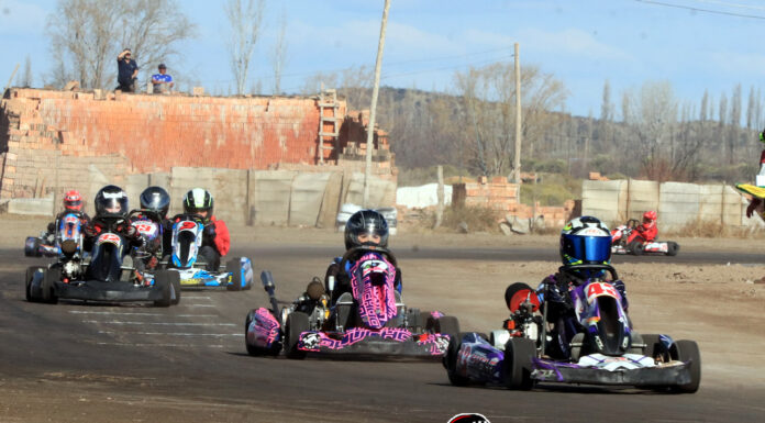 Brian Lelio ganó en Menores 110cc, el piloto del Este mendocino dominó de punta a punta…