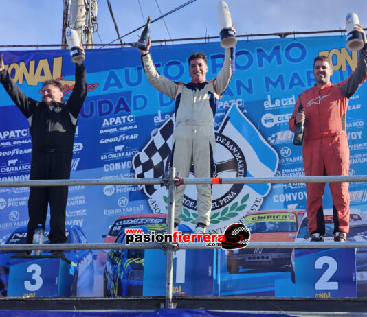 Corradi, Buj, Antich, así se formó el podio de la Clase 2, en 5° fecha de Zonal Cuyano…