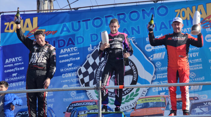 El campeón ganó, Luisito Maggini se llevó la quinta fecha del TC Cuyano para Valle de Uco…