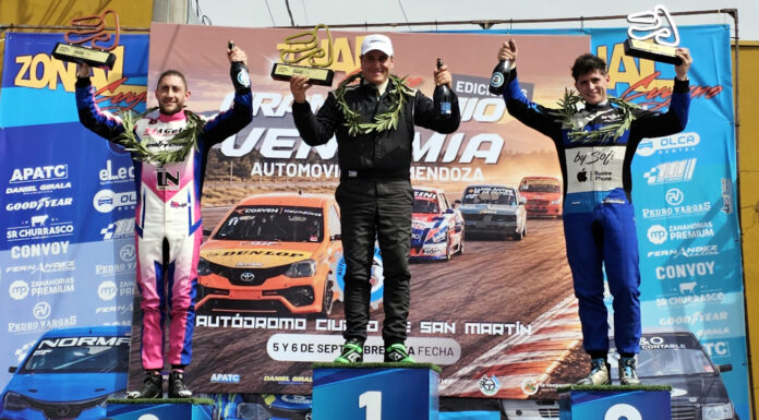 Fin de semana completo para Fabián Maggini, ganó en el TC Cuyano el 76° GP Vendiamia con pole, serie y final…